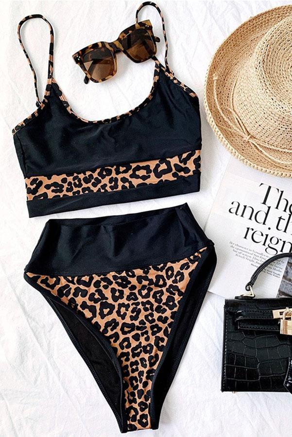 KADIN EBE59 LEOPAR DESEN BİKİNİ