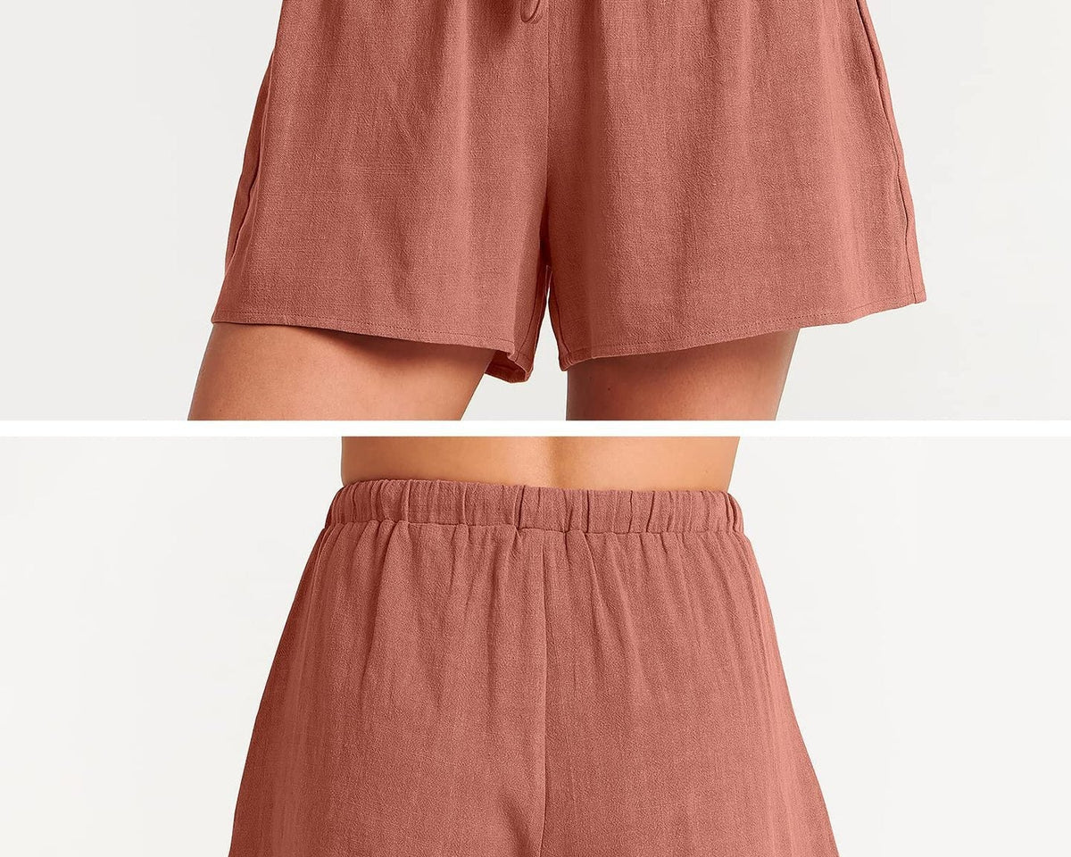 KADIN EB548 T-SHIRT - SHORT SET