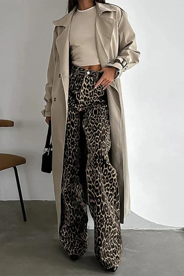 KADIN EB117 LEOPAR  PANTOLON