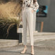  Khaki Cropped Pants