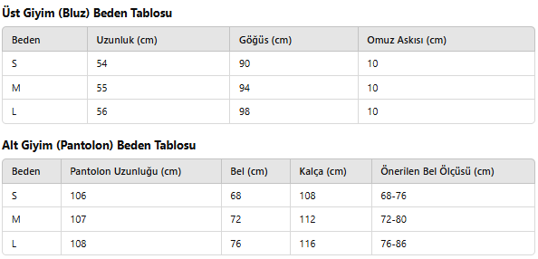 KADIN HEB112 TAKIM