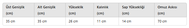 KADIN ECH133 KANVAS ÇANTA