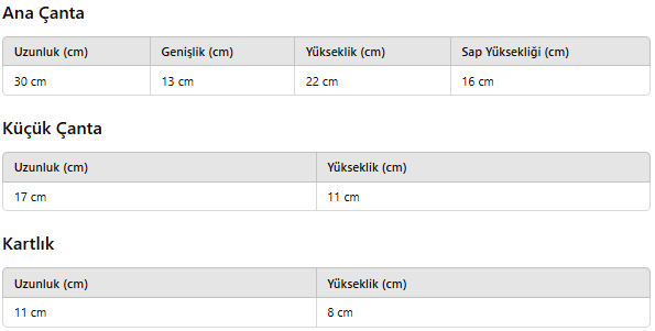 KADIN ECH147 ÇANTA SET