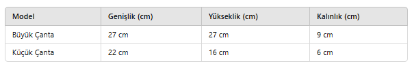 KADIN ECH131 ÇANTA SET