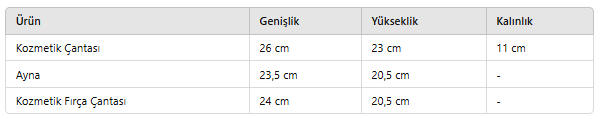 KADIN ECH215 MAKYAJ ÇANTA XL